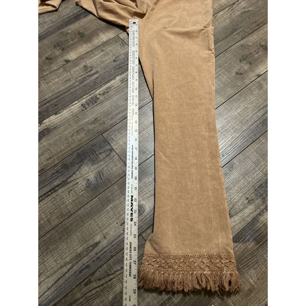 Chatoyant Straight Pants Brown Women Size M - Picture 3 of 7